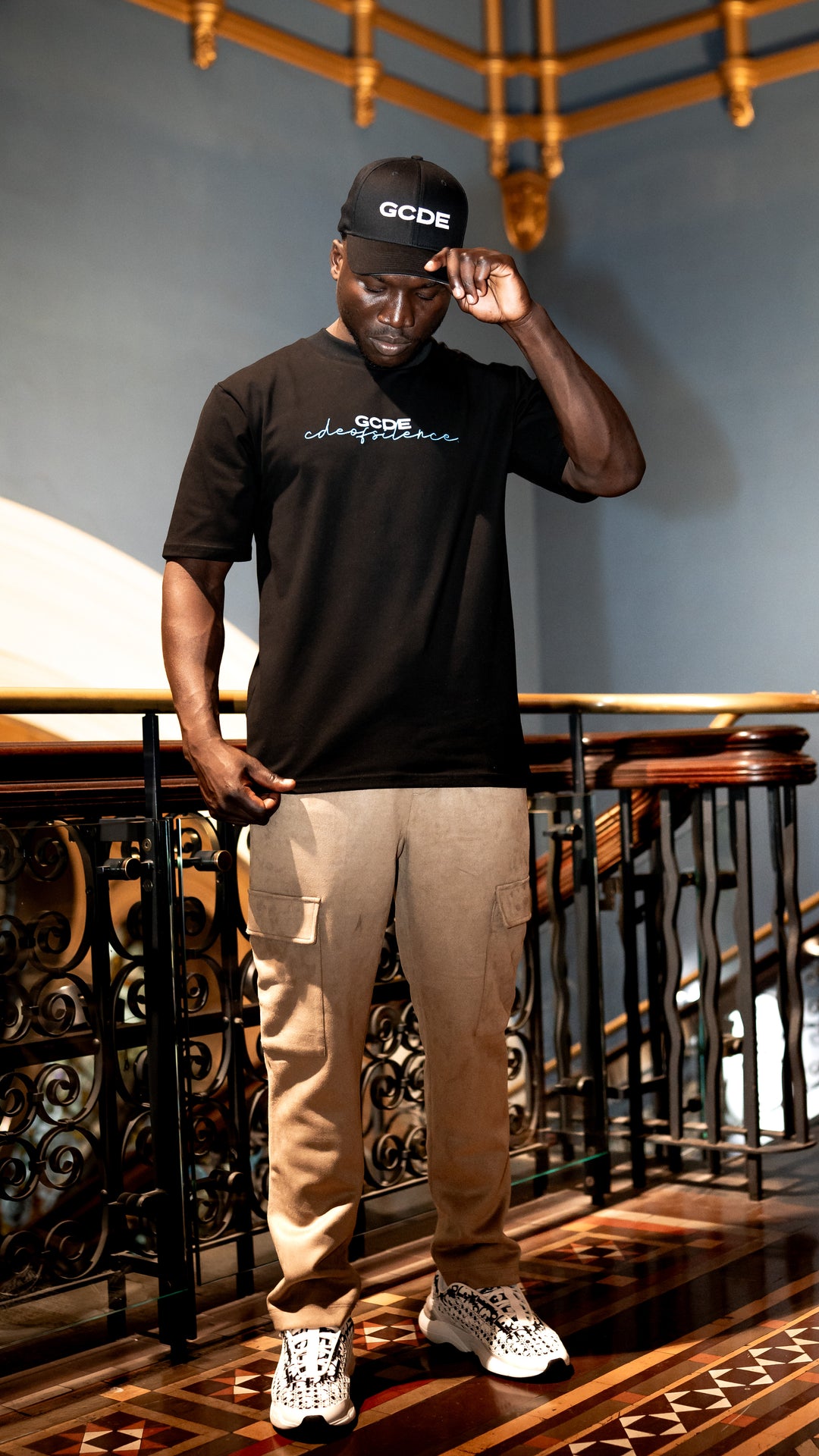 CDE OF SILENCE EXCLUSIVE TEE - BLACK/BLUE