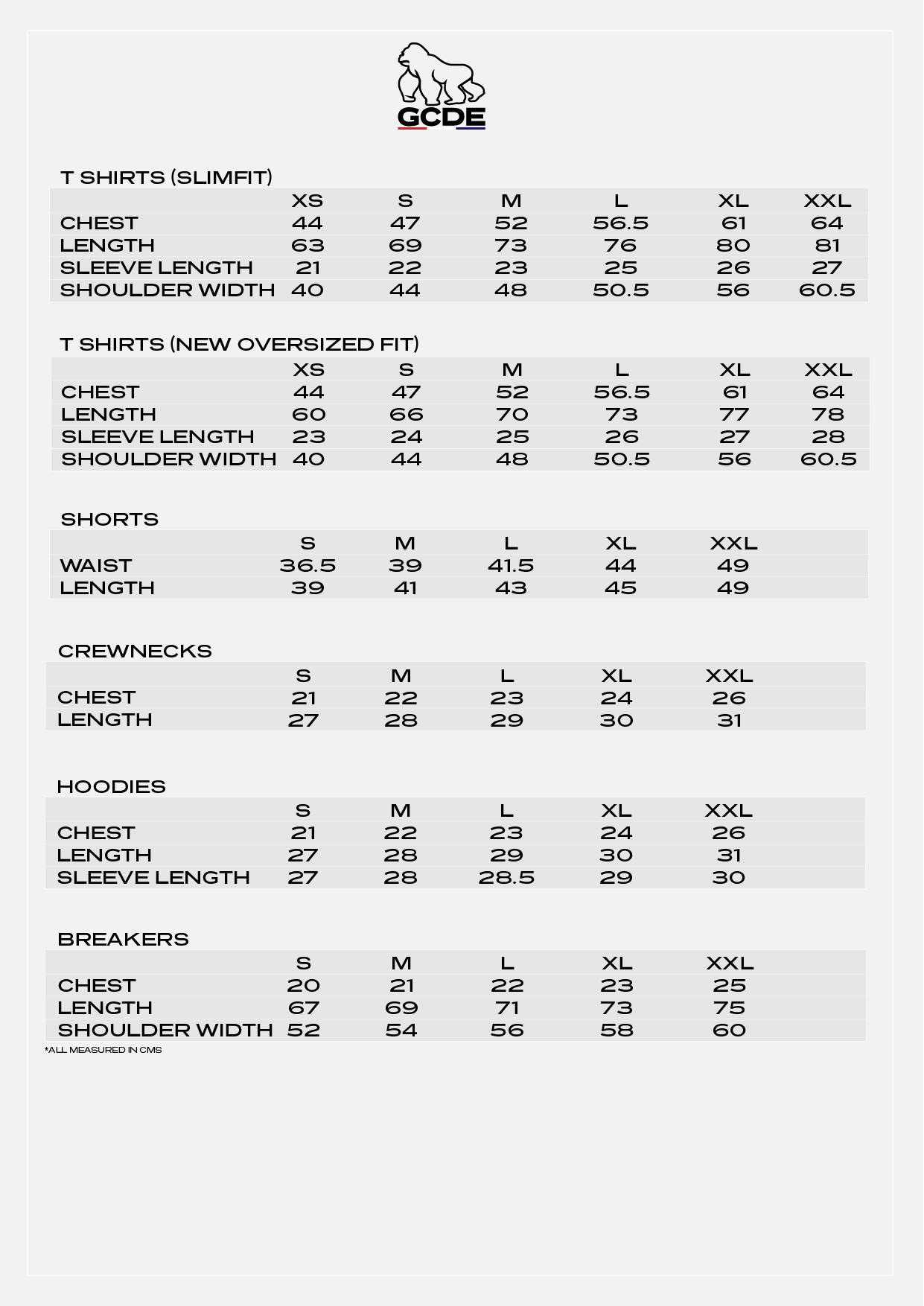 Pepe shoes top size chart