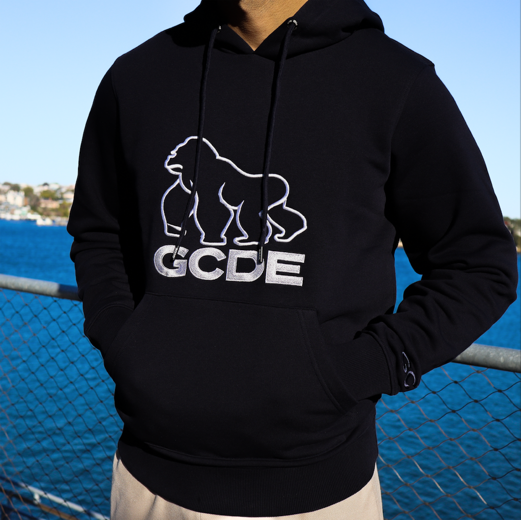 GCDE PULLOVER HOODIE - BLACK