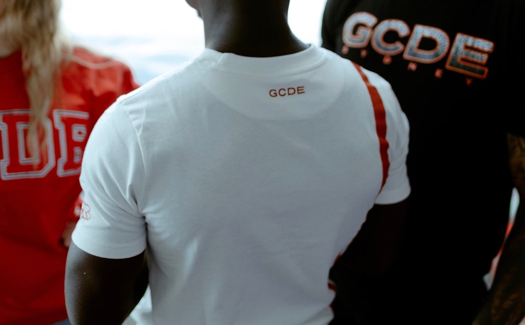 GCDE SYDNEY TEE - WHITE/RED