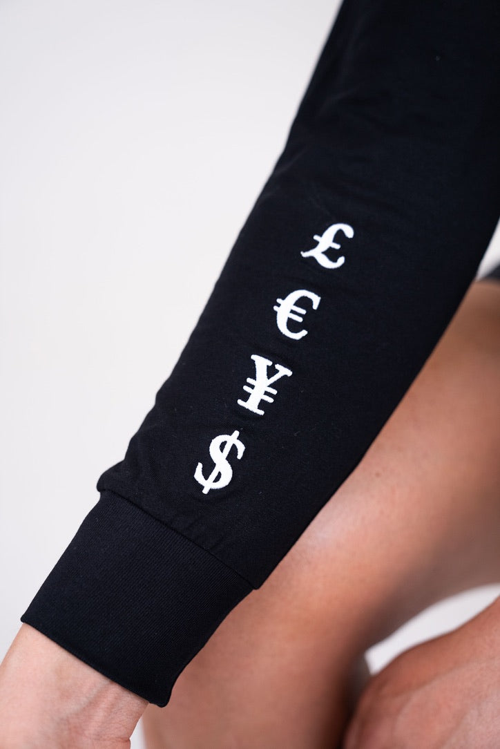 CURRENCY LONG SLEEVE - BLACK