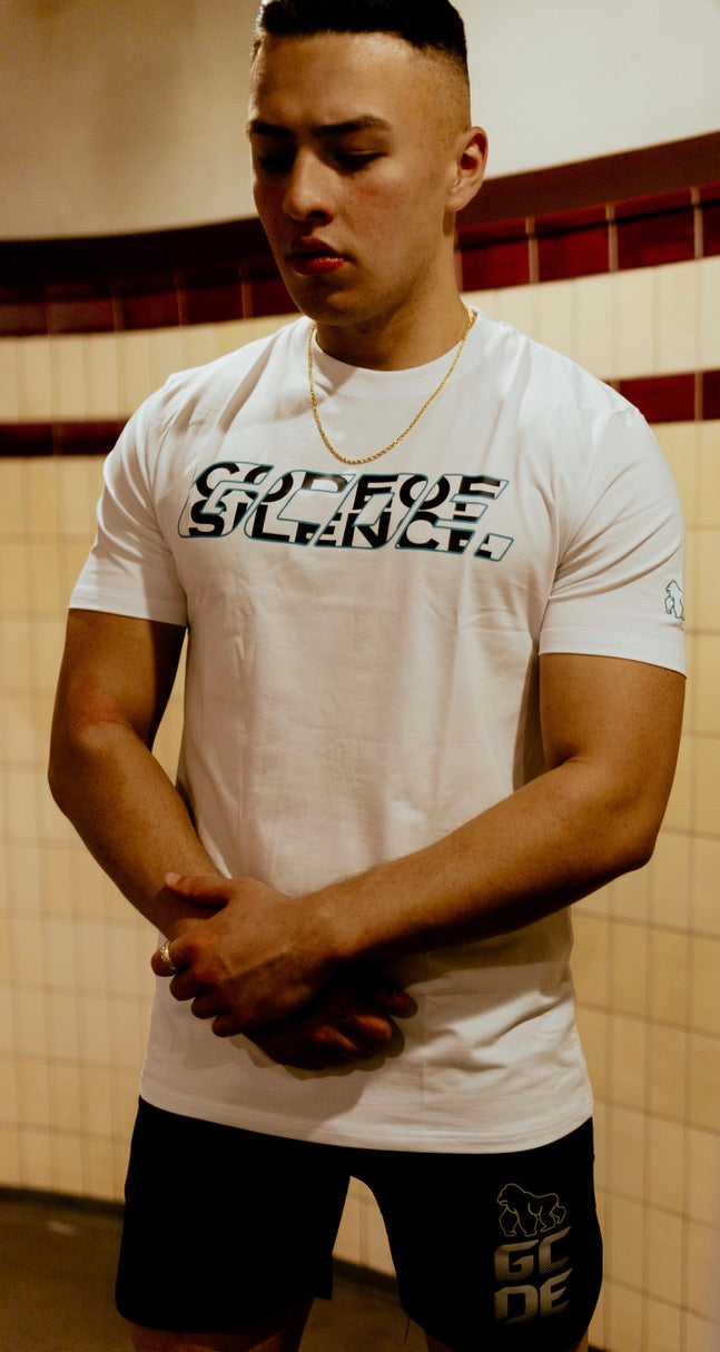 MOVE IN SILENCE TEE - WHITE